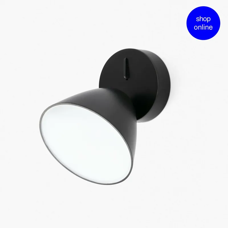 FLASH Lampe applique noire