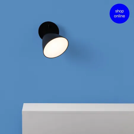 FLASH Lampe applique noire