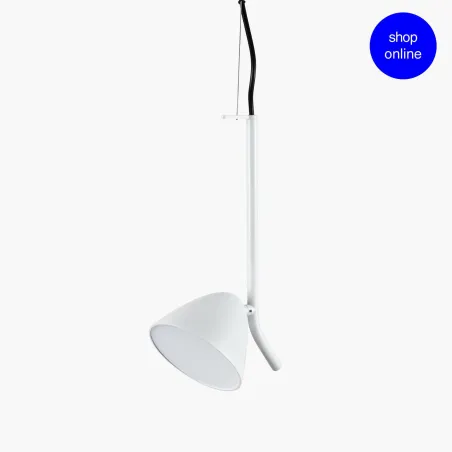 FLASH Lampe suspension blanche