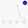 FLASH 4L Lampe suspension blanche
