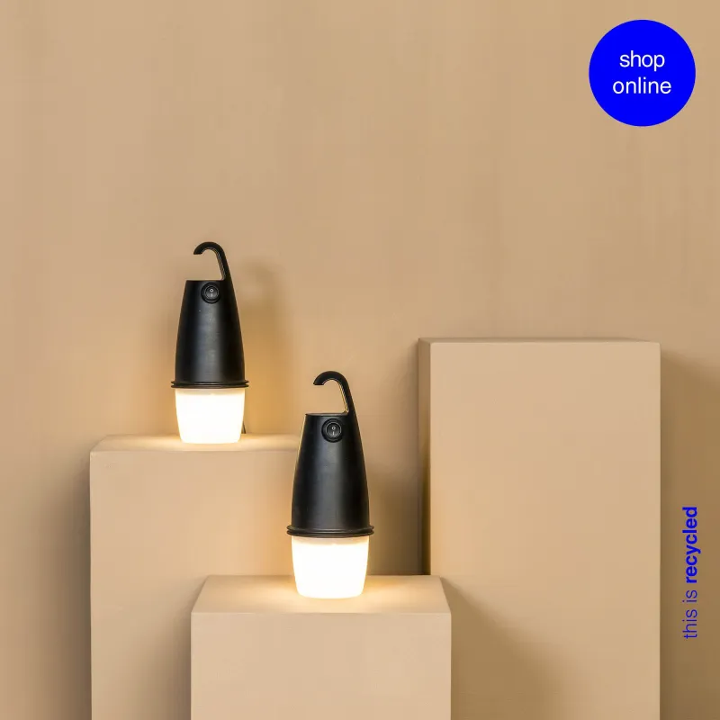 HOOK Lampe portable noire