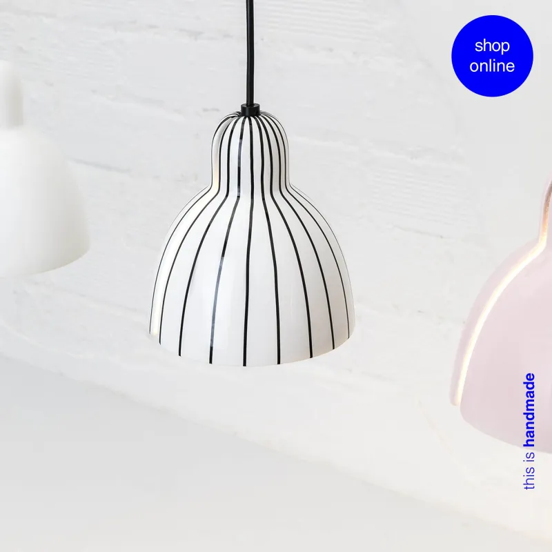 VENICE Lampe suspension rayures