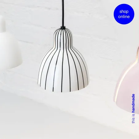 VENICE Lampe suspension rayures