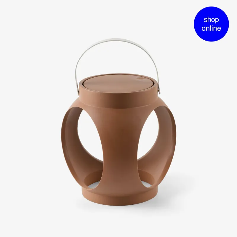 CANDELA Lampe portable rechargeable en terre cuite