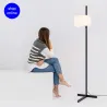 STAND UP Lampadaire noir et blanc