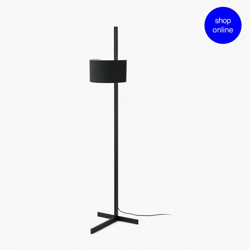 STAND UP Lampadaire noir et noir