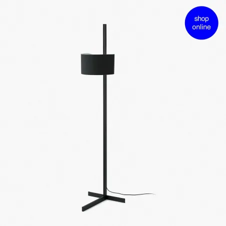 STAND UP Lampadaire noir et noir