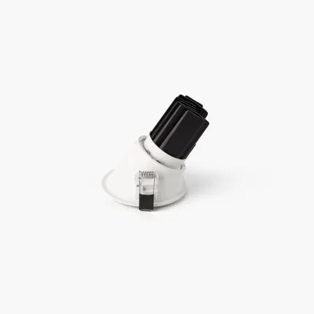 TULIPA downlight encastrable blanc asymétrique 10W 36° 4000K CRI90 casambi