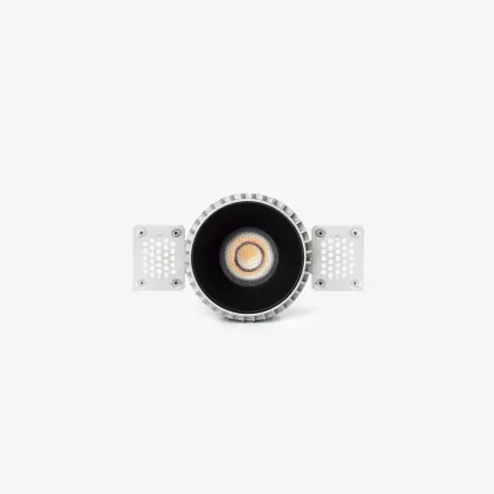 TULIPA downlight trimless encastrable noir 7W 24° 2700K CRI90