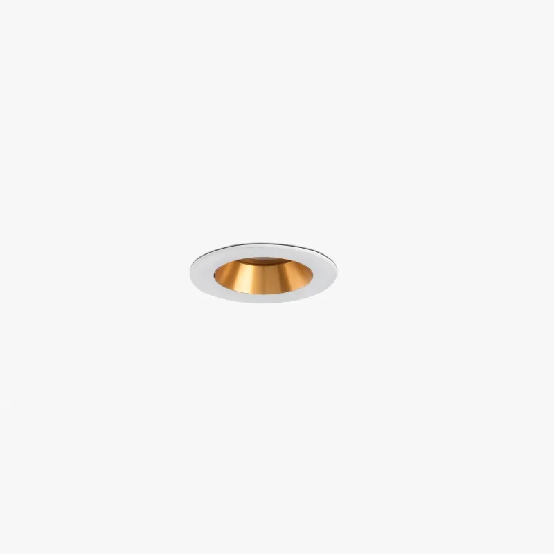 UNO downlight encastrable blanc/or 8W 24° 2700K CRI90 dali