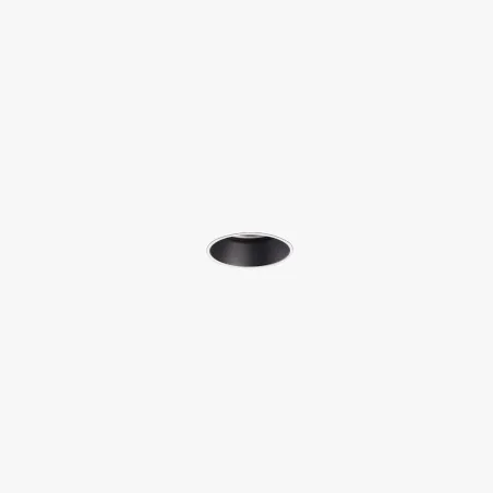 UNO downlight trimless encastrable noir/noir 8W 37° 3000K CRI90 dali