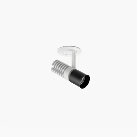 UNO projector pulldown encastrable blanc/noir 8W 24° 3000K CRI90