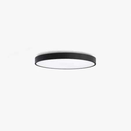 DOMIO surface noir Ø600 43W prismatic 3000K CRI80 casambi