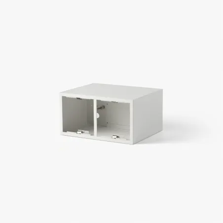 PODIUM Boîtier de surface blanc 2L