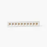 TROOP encastrable 10x2W blanc-blanc 48° 2700K CRI90