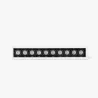 TROOP encastrable 10x2W blanc-noir 36° 4000K CRI90
