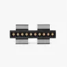 TROOP encastrable 10x2W noir 48° trimless 4000K CRI90