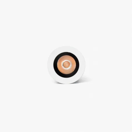 UNO downlight encastrable blanc/noir 8W 24° 2700K CRI90 dali