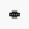 TROOP encastrable 5x2W noir 36° trimless 3000K CRI90
