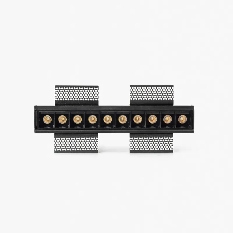TROOP encastrable 10x2W noir 48° trimless 2700K CRI90