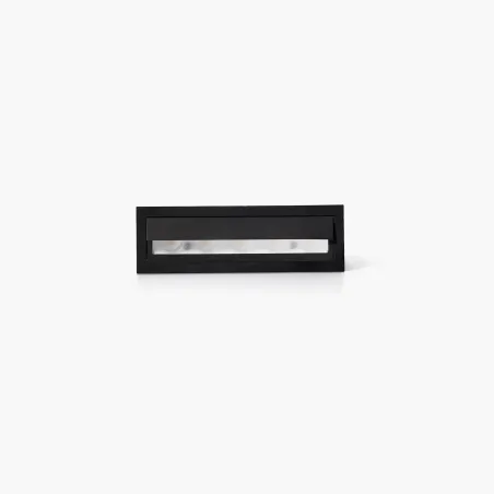 TROOP Lèche-mur encastrable noir-noir 3000K CRI90