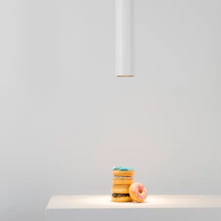 FOST PENDANT suspension blanc Ø80 28W CRI97 18° 3000K CRI97 triac
