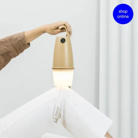 HOOK Lampe portable marron