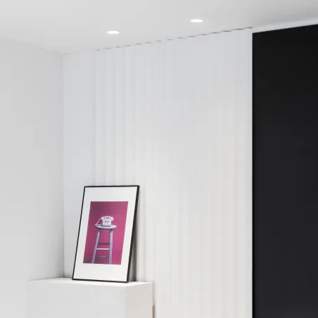TULIPA downlight encastrable blanc 7W 36° 3000K CRI90 triac