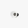 TULIPA downlight encastrable blanc asymétrique 10W 36° 3000K CRI90