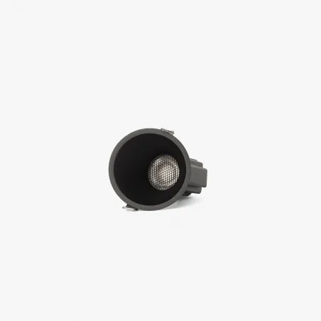 TULIPA downlight encastrable noir asymétrique 10W 55° 2700K CRI90