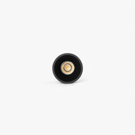 TULIPA downlight encastrable noir 7W 24° 3000K CRI90 IP44