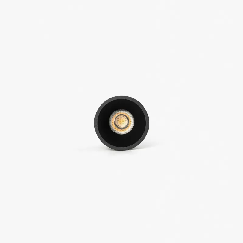 TULIPA downlight encastrable noir 10W 24° 4000K CRI90 IP44