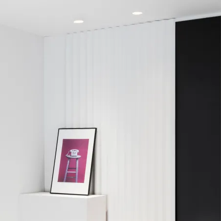 TULIPA downlight trimless encastrable blanc 7W 36° 2700K CRI90 dali