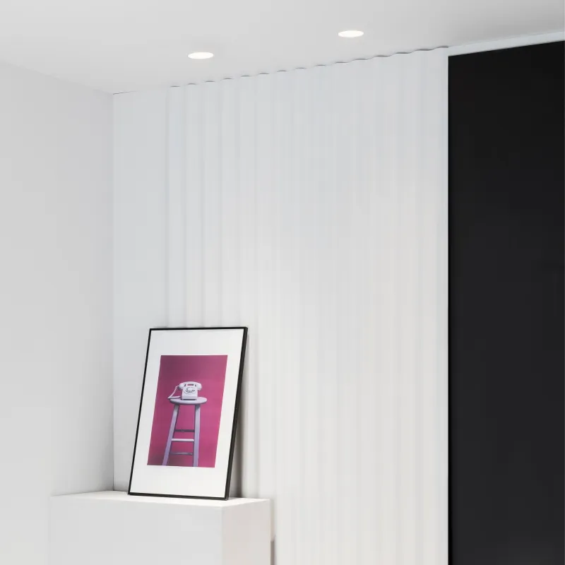 TULIPA downlight trimless encastrable blanc 7W 55° 4000K CRI90 dali