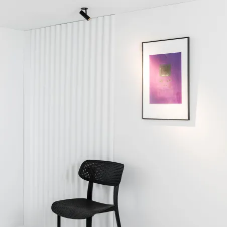 UNO projector pulldown encastrable noir/noir 8W 37° 2700K CRI90