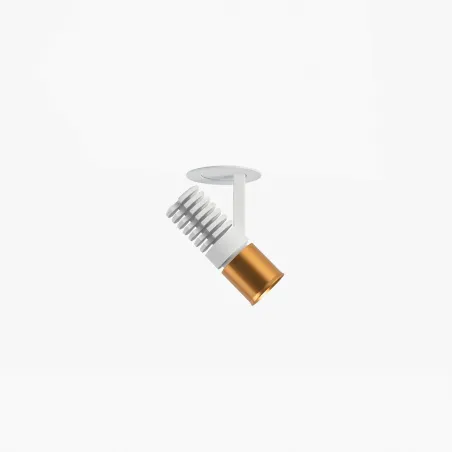 UNO projector pulldown encastrable blanc/or 8W 24° 3000K CRI90 dali