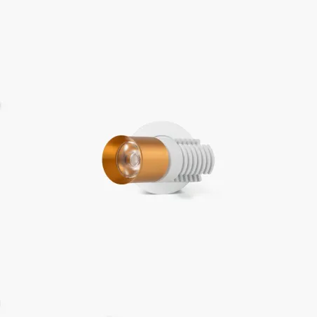 UNO projector pulldown encastrable blanc/or 8W 24° 3000K CRI90 dali