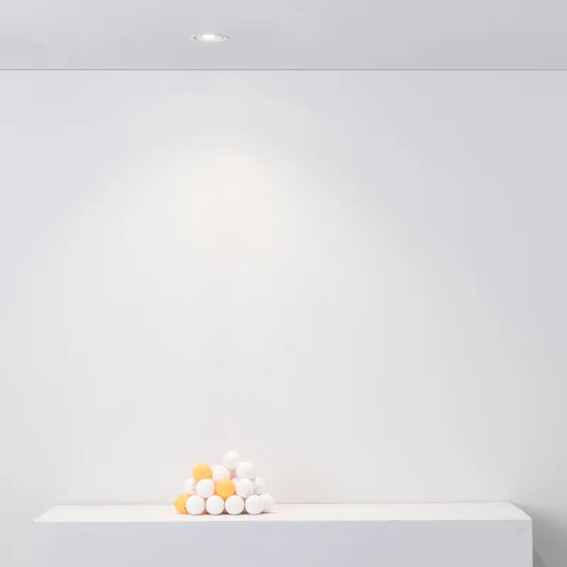TEIDE downlight encastrable orientable blanc 10W 65° 3000K CRI90