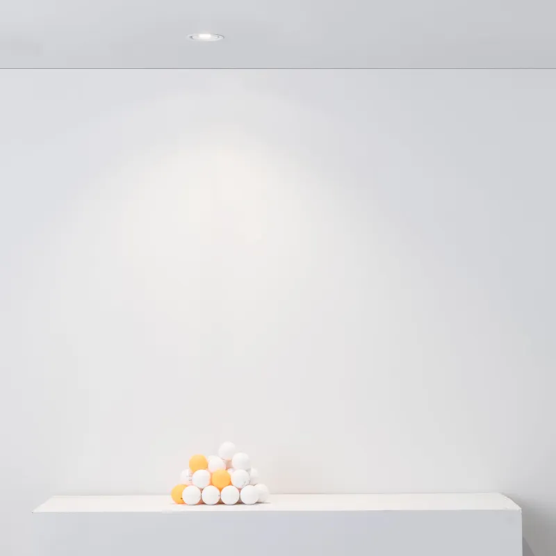 TEIDE downlight encastrable orientable blanc 10W 50° 3000K CRI97 dali