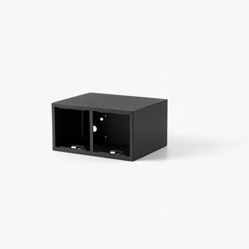 PODIUM Boîtier de surface noir 2L