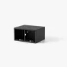 PODIUM Boîtier de surface noir 2L