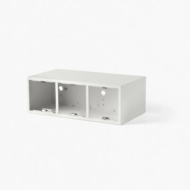 PODIUM Boîtier de surface blanc 3L