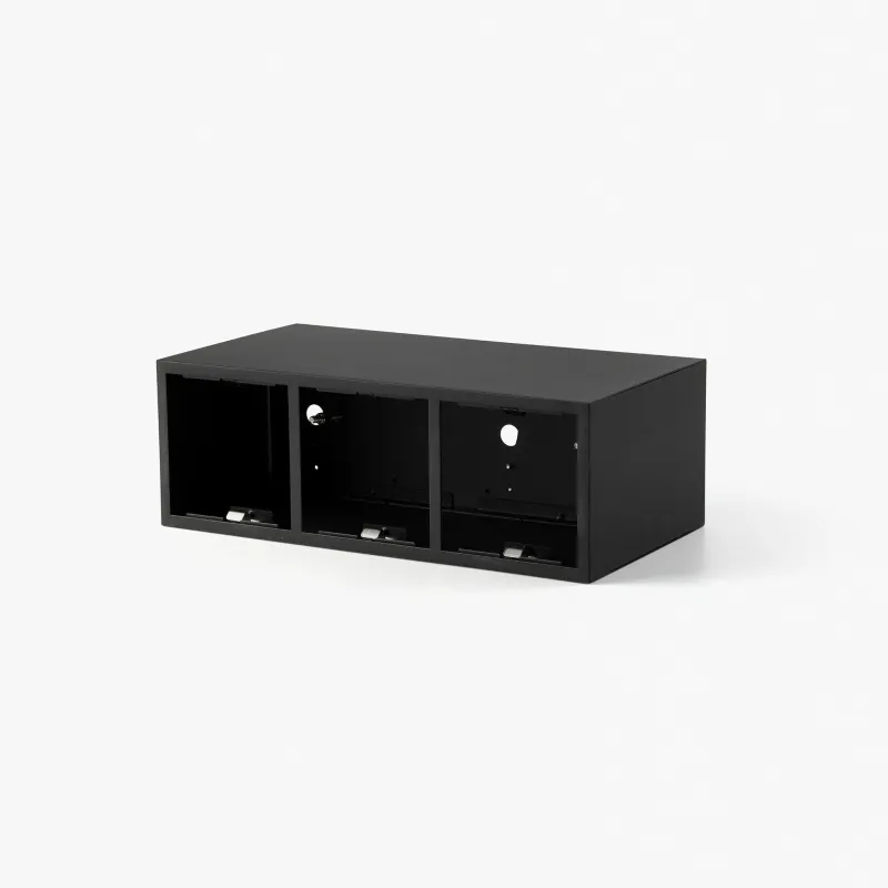 PODIUM Boîtier de surface noir 3L