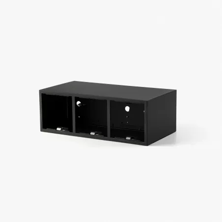 PODIUM Boîtier de surface noir 3L