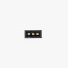 TROOP encastrable 3x2W noir-noir 48° 3000K CRI90