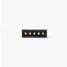 TROOP encastrable 5x2W noir-noir 36° 4000K CRI90