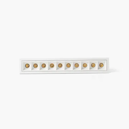 TROOP encastrable 10x2W blanc-blanc 36° 4000K CRI90