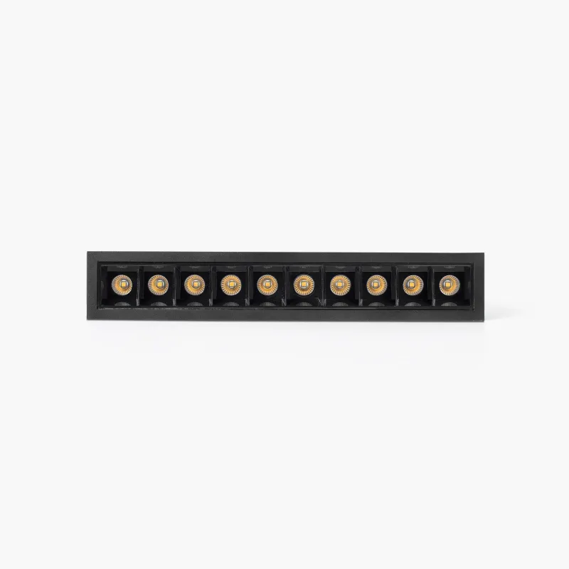 TROOP encastrable 10x2W noir-noir 48° 2700K CRI90