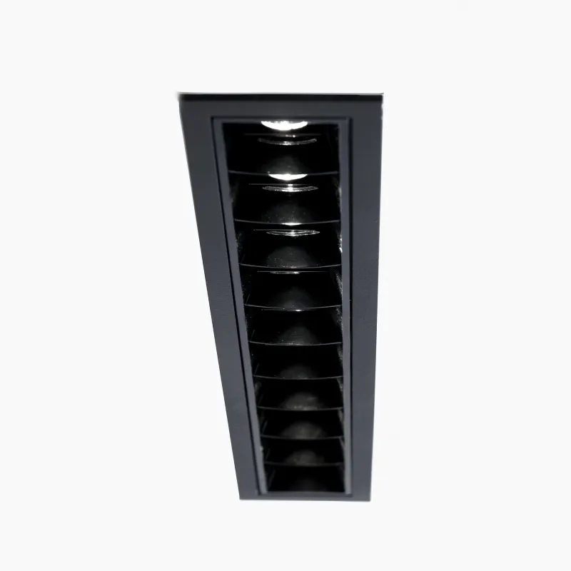TROOP encastrable 10x2W noir-noir 48° 2700K CRI90