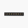 TROOP encastrable 10x2W noir-noir 48° 4000K CRI90